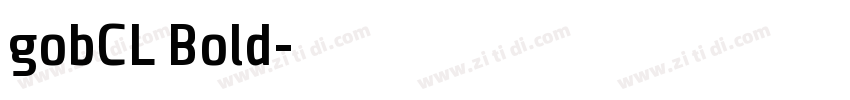 gobCL Bold字体转换